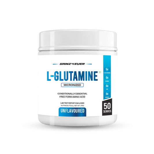 Gainz4Ever L-Glutamine Micronized | 5g L-Glutamine Per Serving | Muscle Recovery, Gut Health & Immune Support| 50 Servings | 300g