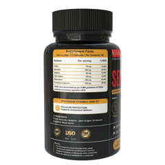 Eternell® Sene Vit Capsules | Standardized Fisetin Extract Enriched With Quercetin & Apigenin | Supports Vitality & Healthy Aging | 60 Capsules