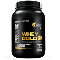 Gainz4Ever Prime Whey Gold Supreme Performance Protein with Enzymes for Lean Muscle Growth & Fast Recovery