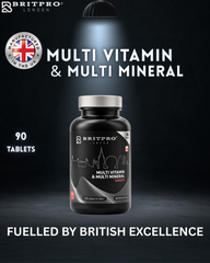 BRITPRO London® Multi Vitamin & Multi Mineral – Daily Energy, Immunity & Wellness Support