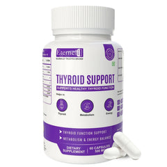 Eternell® Thyroid Support Capsules | Enriched With L-Tyrosine, Zinc, Selenium & Iodine | Supports Healthy Thyroid Function | 60 Capsules