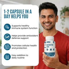 Eternell® Quercetin + Zinc Capsules | 400 MG Formula | Supports Immunity & Antioxidant Defense | 60 Capsules