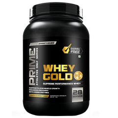 Gainz4Ever Prime Whey Gold Supreme Performance Protein with Enzymes for Lean Muscle Growth & Fast Recovery