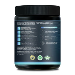 Pure Nutrition BCAA 2:1:1 (250g) | Unflavored Branched Chain Amino Acids with L-Leucine, L-Isoleucine & L-Valine | Sugar-Free Amino Acid Supplement | 35 Servings | Muscle Growth & Workout Recovery