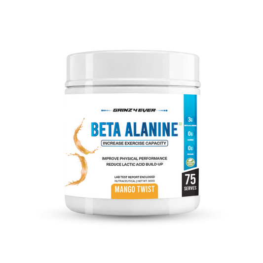 Gainz4Ever Beta Alanine Powder, 300g (75 Servings) | 3g Beta Alanine Per Serving | Supports Exercise Capacity, Muscular Endurance & Athletic Performance | No Added Sugar | Lab Tested