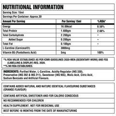 Corebolics L-Carnitine Liquid