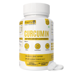 Eternell® Curcumin Capsules | With Turmeric Blend | Supports Immunity, Antioxidant Defense & Joint Health | 60 Capsules