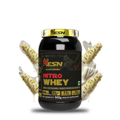 ESN Black Series Nitro Whey Protein with Creatine Monohydrate, Creatine Ethyl Ester, SAA, BCAA, L-Glutamine and Taurine for Muscle Building