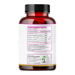 Humming Herbs Primrose+ with Evening Primrose, Flaxseed, Vitamin E, D3 & CoQ10, 90 Capsules