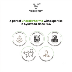 Vedistry® Ashwagandha+ Tablets | Standardized Ashwagandha Extract Enriched with Pippali | Relieves Stress & Boosts Immunity | 60 Tablets