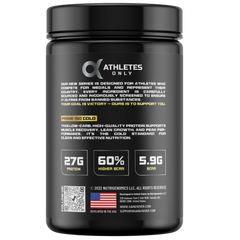 Gainz4Ever Prime ISO Gold Whey Protein Isolate with Added Enzymes for Lean Muscle Growth, Recovery & Strength Support