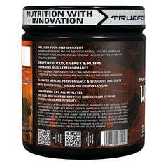 TrueForma Weapon Pre Workout Powder | Caffeine, Beta Alanine, L-Arginine, L-Citrulline & L-Taurine | Supports Energy, Focus, Endurance & Muscle Pump | 250g