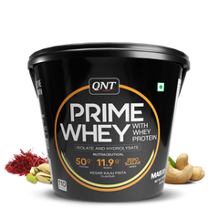 QNT Prime Whey Protein Powder | 25g Protein Per Scoop | Whey Isolate, Concentrate & Hydrolysate Blend | Muscle Growth, Recovery & Strength