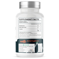 Zespo Benfotiamine 450mg with Alpha Lipoic Acid & L-Leucine - 90 Capsules