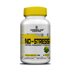 Corebolics No-Stress Adrenal Support Tablets for Calm Energy, Balanced Cortisol & Daily Stress Relie