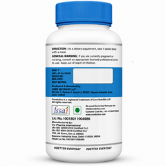 Corebolics K2 + D3 | With Vitamins K2 & D3 | Supports Bone, Heart & Cardiovascular Health