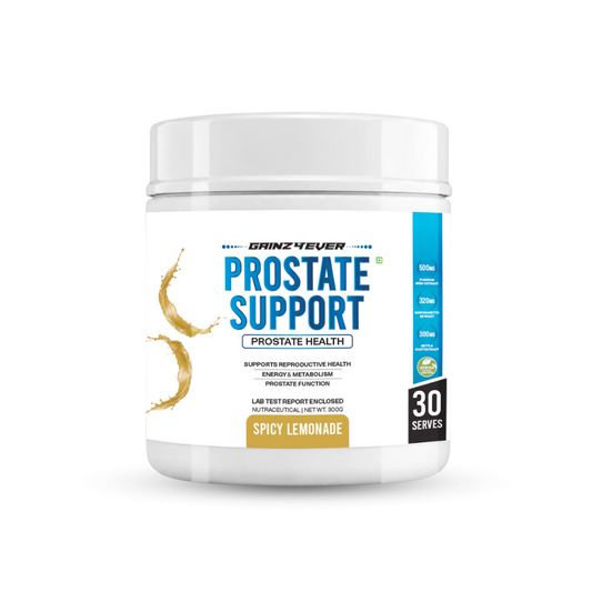 Gainz4Ever Prostate Support | Pumpkin Seed Extract, Ashwagandha Extract & Nettle Root Extract | Men's Prostate, Reproductive Health & Metabolism Support | Spicy Lemonade Flavour | 30 Servings | 300g