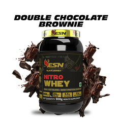 ESN Black Series Nitro Whey Protein with Creatine Monohydrate, Creatine Ethyl Ester, SAA, BCAA, L-Glutamine and Taurine for Muscle Building