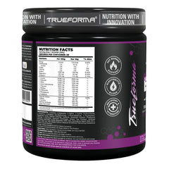 TrueForma Ripped EAA + BCAA Powder | 9 Essential Amino Acids, 2.5g L-Leucine, 500mg L-Carnitine & 100mg Quercetin Extract | Supports Muscle Recovery, Hydration & Performance | 300g