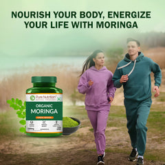 Pure Nutrition Moringa 1200mg 120 Veg Tablets | Rich in Antioxidants, Vitamins & Minerals | Supports Healthy Digestion, Immunity, Energy Levels & Detox | Superfood Supplement for Men & Women