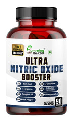 Humming Herbs ULTRA NITRIC BOOSTER - 7in1 | Beet Root, L-Arginine, Tongkat Ali, Black Pepper, L-Citrulline, Tribulus Terrestris & Ashwagandha