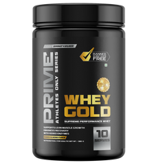 Gainz4Ever Prime Whey Gold Supreme Performance Protein with Enzymes for Lean Muscle Growth & Fast Recovery