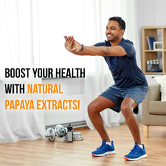 Pure Nutrition Papaya Leaf & Fruit Extract, 60 Veg Tablets | With Vitamin C & Iron for Platelet Count, Dengue Relief, Immunity Boost & Better Digestion