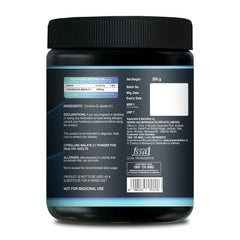 Pure Nutrition L-Citrulline Malate 2:1 Powder 200g, 66 Servings | 100% Pure & Unflavoured | Boosts Stamina, Enhances Performance, Speeds Muscle Recovery & Reduces Fatigue | Ideal Pre-Workout for Men & Women