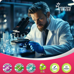 Humming Herbs UTI Wellness Essence Capsules 6-in-1 Formula D-Mannose, Cranberry Extract, Hibiscus Extract, Probiotics & Prebiotic