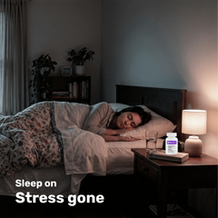 Newedge Triple Magnesium Complex | Aquamin MgTG® + Bisglycinate + Liposomal MgO | With L-Theanine, L-Tryptophan & Vitamin B6 | Deep Sleep, Muscle Recovery, Stress Relief & Bone Health.