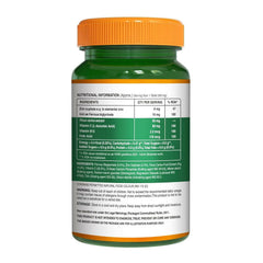 Pure Nutrition Iron Folic Acid Supplement - 60 Veg Tablets with Zinc, Vitamin C & Vitamin B12 for Men & Women | Supports Haemoglobin Production, Boosts Immunity & Maintains Iron Level