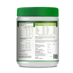 Pure Nutrition Plant Protein Powder for Men,Women -Banana & Strawberry (500g) ,With Pea & Brown Rice Protein with Omega3,Digestive Enzymes & Turmeric|Plant-based,Vegan