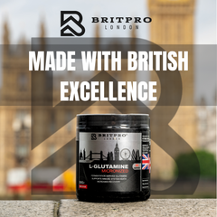 BRITPRO London® L-Glutamine – Muscle Recovery, Gut Health & Immunity Support
