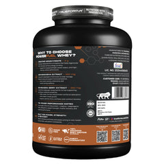 Trueforma® PowerFuel Tri-Power Whey Protein Powder – 25g Protein, 5.5g BCAAs, 2.7g Leucine & 4.1g Glutamine | Enriched with Creatine, Ashwagandha & Schisandra Extract | Muscle Growth, Strength & Recovery Support| 50 Servings (2kg
