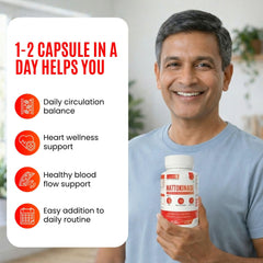 Eternell® Nattokinase | Supports Daily Cardiovascular Wellness | Blood Circulation Support | 60 Capsules