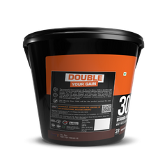 QNT Muscle Mass 3000 | Weight Gainer and Muscle Gainer Supplement (18g Protein, 1.5g Dietary Fibre, 110g Carbs) Per Serve