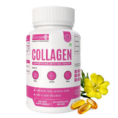 Eternell® Collagen Capsules | 500 MG | Supports Skin Elasticity, Hair, Nail & Joint Health | 60 Capsules