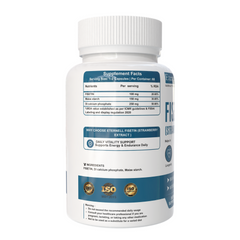 Eternell® Fisetin (Strawberry Extract) Capsules | 100 MG | Supports Brain Health, Antioxidant Defense & Daily Vitality | 60 Capsules