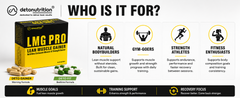 Detonutrition LMG Pro (Lean Muscle Gainer) – Nutritive Exclusive Muscle & Strength Gainer Kit (60+60 Capsules)