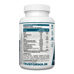 TRUEFORMA ZMA Enhanced | Advanced ZMA Formula with Magnesium Glycinate, Zinc Picolinate, Vitamin B6, Boron, L-Theanine & Valerian Root | Sleep, Recovery & Muscle Support | 60 Tablets