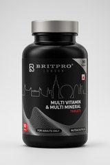 BRITPRO London® Multi Vitamin & Multi Mineral – Daily Energy, Immunity & Wellness Support