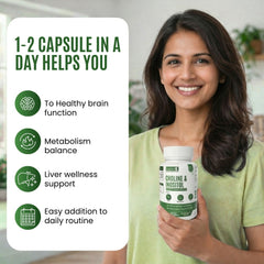 Eternell Choline & Inositol – Supports Brain & Liver Function (500 mg, 60 Capsules)