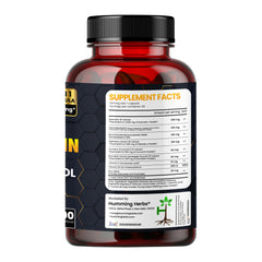Humming Herbs Quercetin Supplement - NMN plus Resveratrol Extract - 90 Capsules