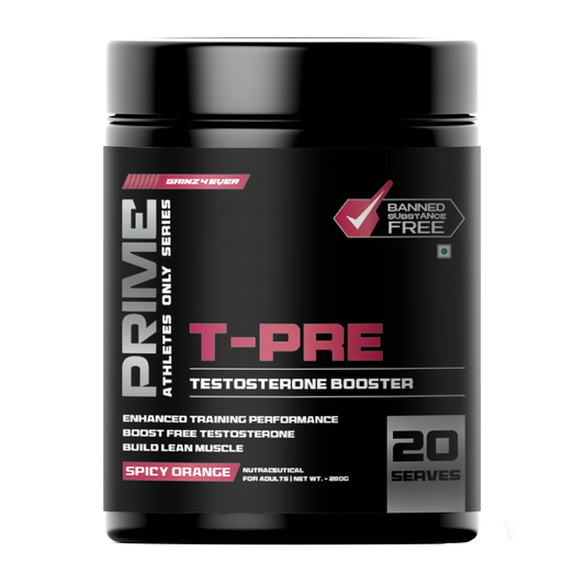 Gainz4Ever Prime T-Pre Testosterone Booster for Enhanced Training Performance, Strength & Lean Muscle Support