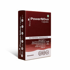 Healio® PowerNova™ Capsules | Nitric Oxide Booster + Performance Formula | Supports Blood Flow, Energy & Vitality | 30 Vegan Capsules