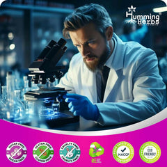 Humming Herbs Primrose+ with Evening Primrose, Flaxseed, Vitamin E, D3 & CoQ10, 90 Capsules