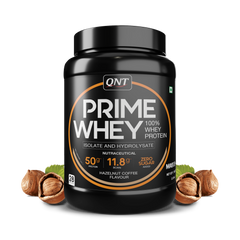 QNT Prime Whey Protein Powder | 25g Protein Per Scoop | Whey Isolate, Concentrate & Hydrolysate Blend | Muscle Growth, Recovery & Strength