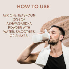 Pure Nutrition Organic Ashwagandha Root Powder, 227g | Supports Stress Management, Sleep, Fertility, Immunity, Vitality & Strength | Amukkara Kizhangu Choornam | USDA Organic Certified