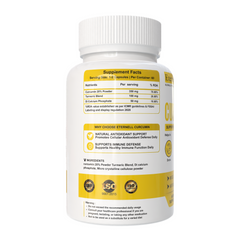 Eternell® Curcumin Capsules | With Turmeric Blend | Supports Immunity, Antioxidant Defense & Joint Health | 60 Capsules