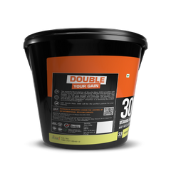 QNT Muscle Mass 3000 | Weight Gainer and Muscle Gainer Supplement (18g Protein, 1.5g Dietary Fibre, 110g Carbs) Per Serve